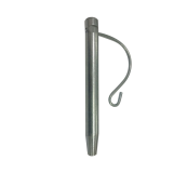 Assembly accessories | for formwork | Cotter pin for formwork props as a replacement for G-hooks or other applications, steel tube  14 mm, length: 130 mm, galvanized